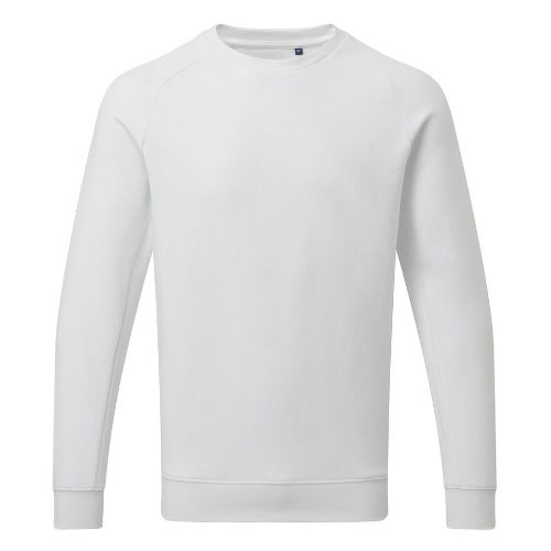 Asquith & Fox Men's Organic Crew Neck Sweatshirt White